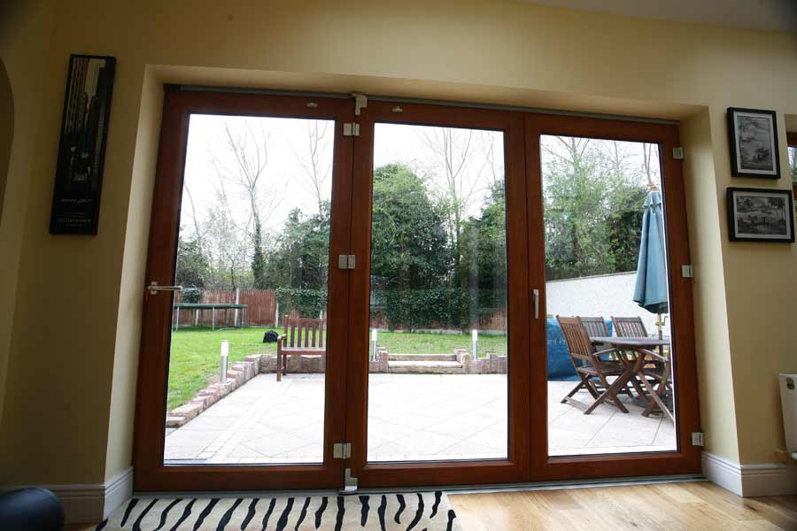 Foxbrook Phase 1 Bifold Doors - bring your garden into your house, Dual Colour 

inside & Out